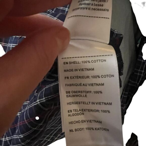 Untuckit for her collarless woven button down shirt - Picture 6 of 8